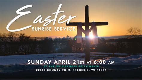 easter sunrise service 2024 near me