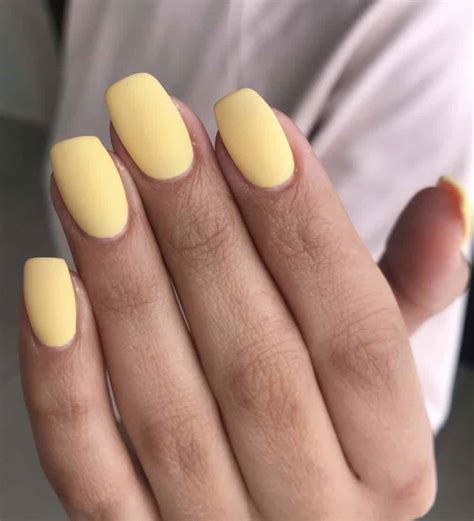 Easter Yellow Nails