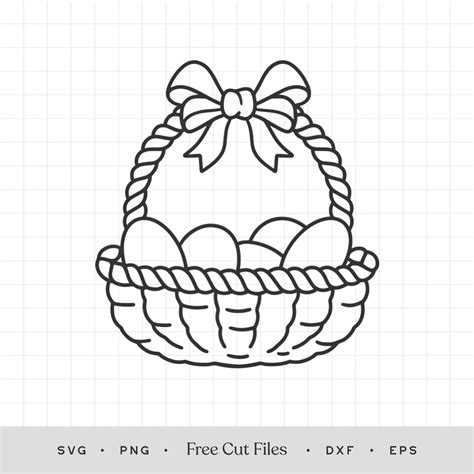 Download easter-egg-shaped-basket SVG