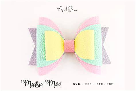 Download easter-rabbit-bow-template SVG