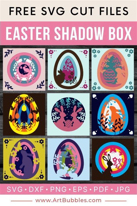 Download easter-shadow-box-cute-rabbit-light-box SVG