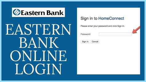 eastern bank home connect checking login