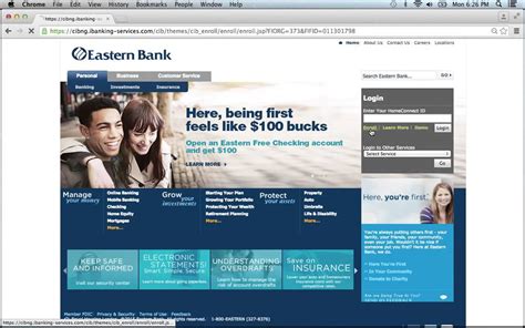 eastern bank website down
