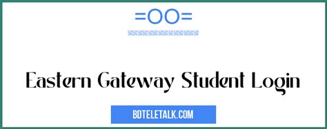 eastern gateway student login