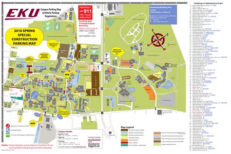 eastern kentucky university campus map