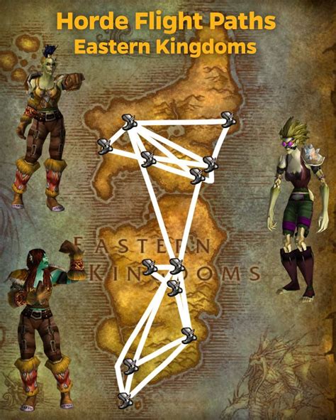 eastern kingdoms wow tbc flight paths