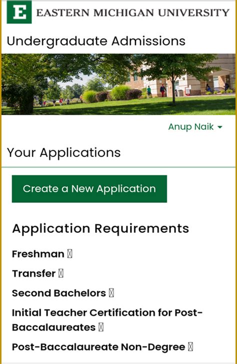 eastern michigan university application fee