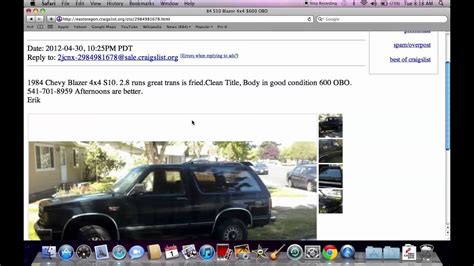 eastern oregon craigslist