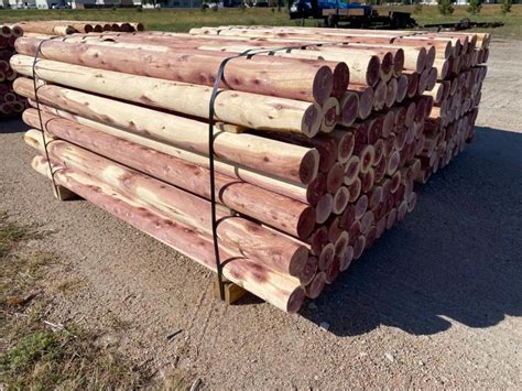 Eastern Red Cedar Fence Posts