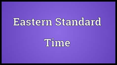 eastern standard time calculator
