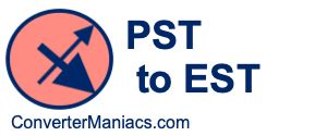 eastern standard time to pst converter