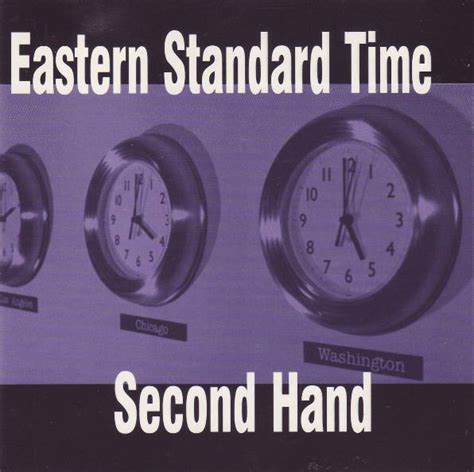 eastern standard time with seconds