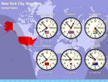 eastern time clock for desktop