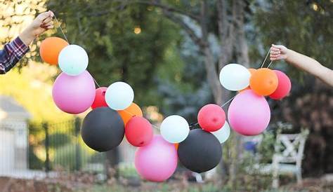 What are some simple birthday balloons decoration ideas at