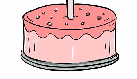 Easy How to Draw Birthday Cake Tutorial · Art Projects for Kids