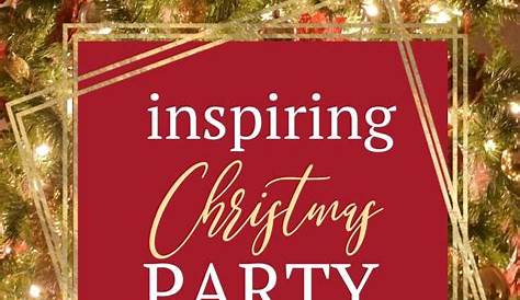 Easy Christmas Party Ideas For Work