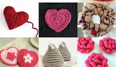 Easy Crochet Patterns For Valentine's Day