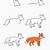 easy fox drawing step by step