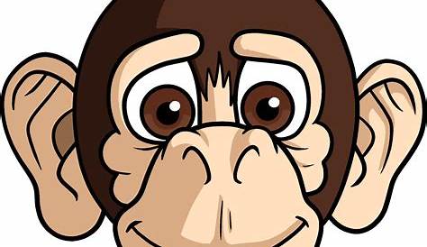 Simple Monkey Face Drawing at GetDrawings | Free download