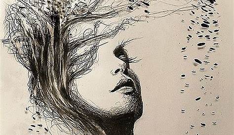 Mother Nature In Pencil Drawings by Gina Iacob USA Art News