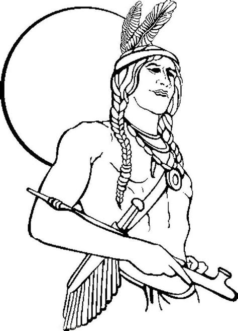 Easy Native American Coloring Pages: Fun And Creative Activity For Kids