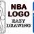 easy nba logos to draw