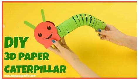 Easy Peasy Caterpillar Craft Colorful Paper P And Fun