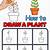 easy plant drawing step by step