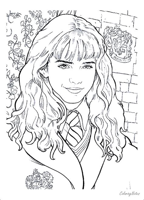 Easy Realistic Harry Potter Coloring Pages