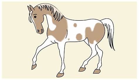 Easy Simple Horse Drawing Black And White