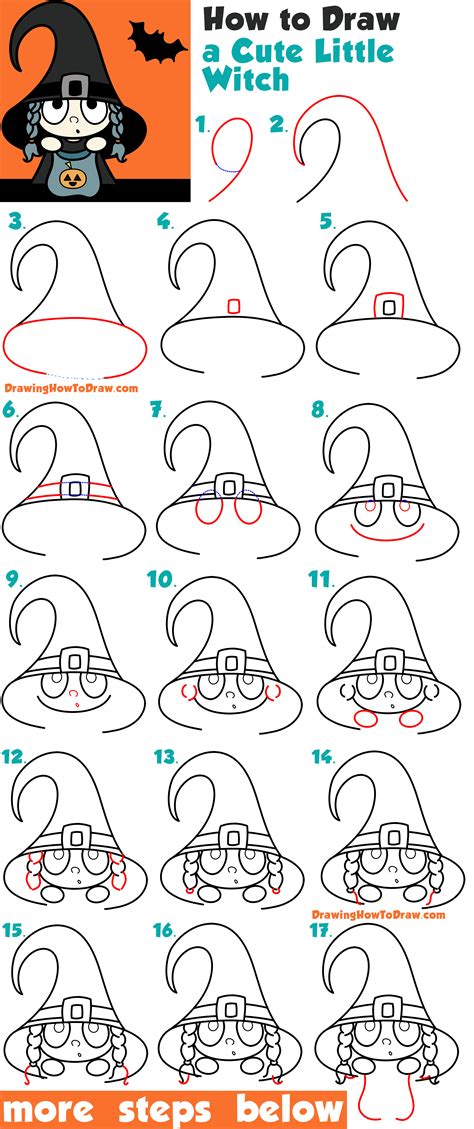 How to Draw a Cartoon Haunted House Step by Step in