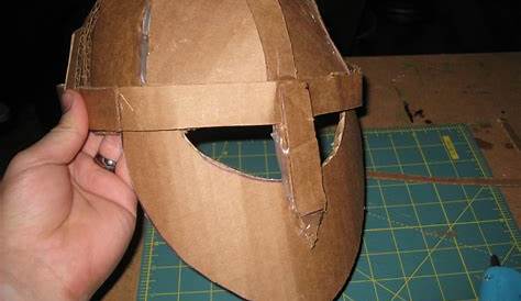 How to Make a Cardboard Costume Helmet : 7 Steps (with Pictures
