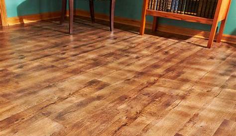 Peelandstick vinyl flooring is a cheap and easy way to bring new life