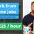 easy work from home jobs uk