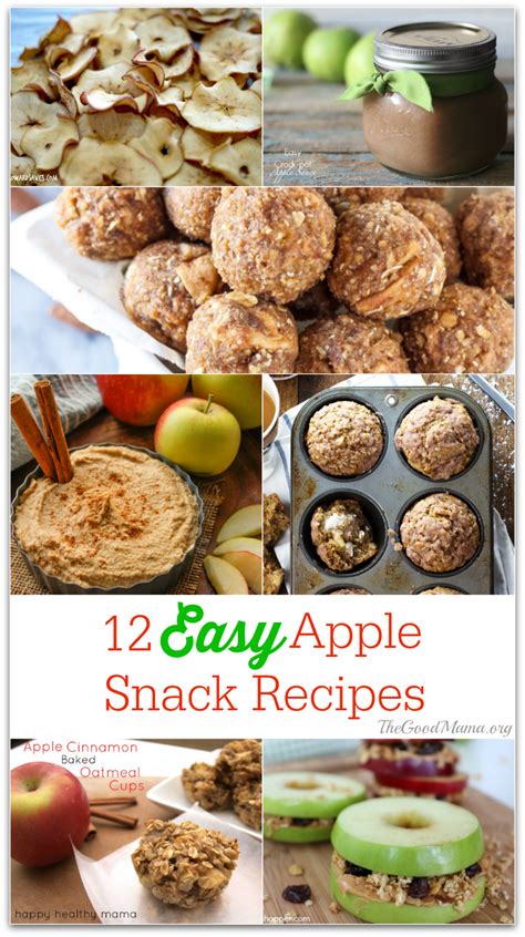 12 Easy Apple Snack Recipes The Good Mama