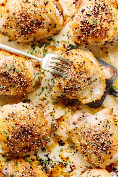 easy baked bone in chicken thigh recipes