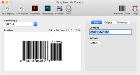 easy barcode creator download