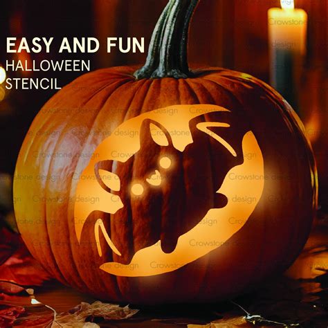 Easy Bat Jack O'lantern