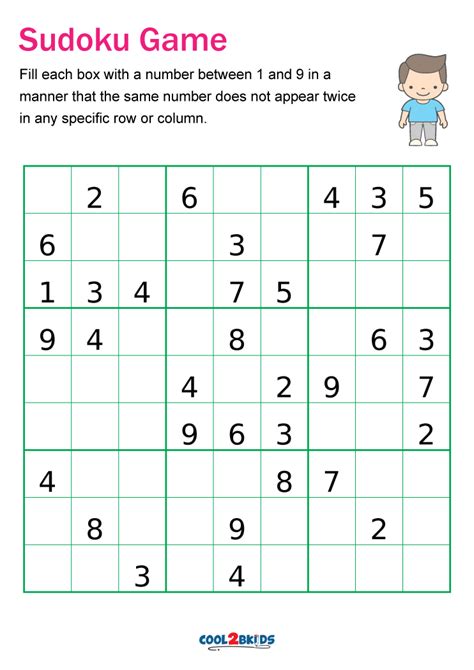Easy Beginner Sudoku Printable
