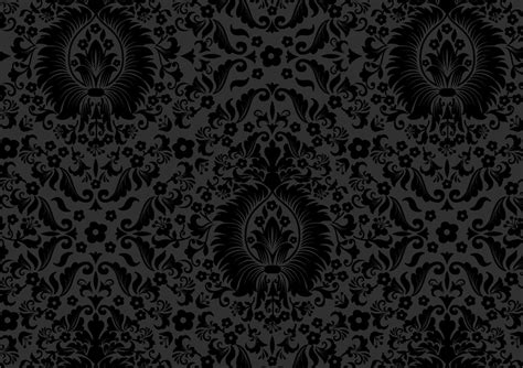 Easy Black Damask Wallpaper