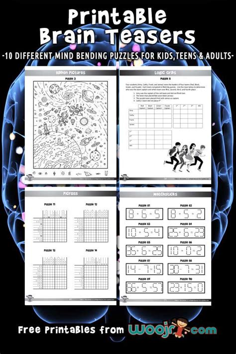 Easy Brain Teasers Printable