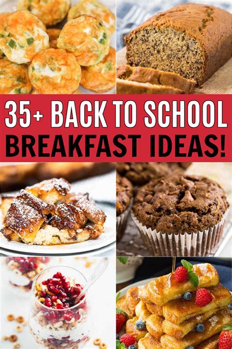 Easy Breakfast Ideas Before School
