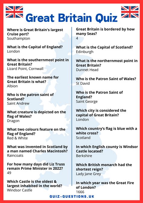 easy british trivia questions and answers
