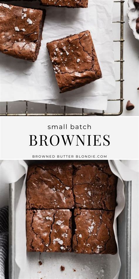 Easy Brownies Small Batch