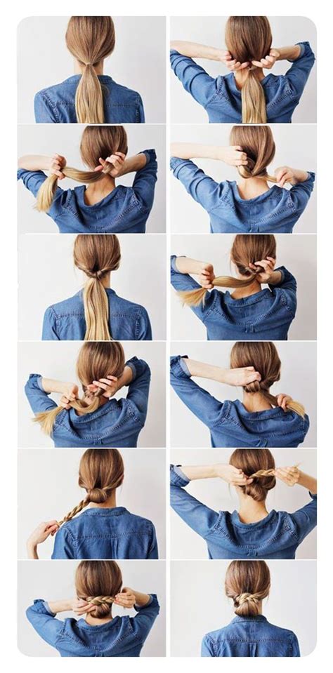 Fresh Easy Bun Hairstyles Step By Step Hairstyles Inspiration