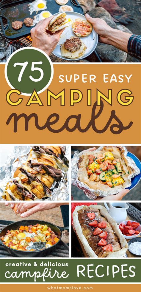 Delicious and Easy Camping Recipes and Food Ideas Camping dessert recipes, Camping recipes