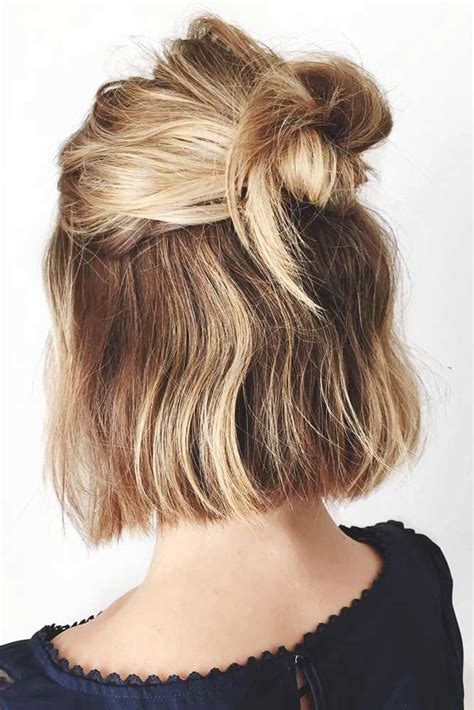  79 Stylish And Chic Easy Casual Updos For Short Hair For New Style