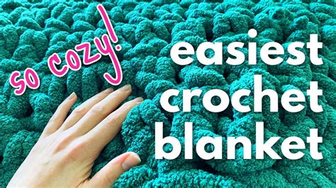 Easy Chunky Crochet Blanket Tutorial