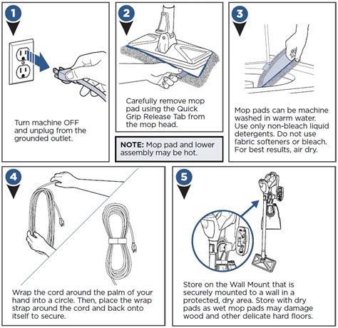Easy Clean Steam Mop Instructions
