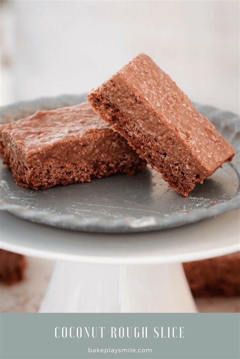 Coconut Rough Slice Recipe in 2020 Cooking chocolate, Chocolate coconut slice, Baking